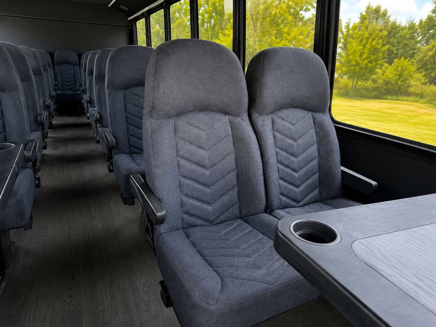 20 passenger minibus interior