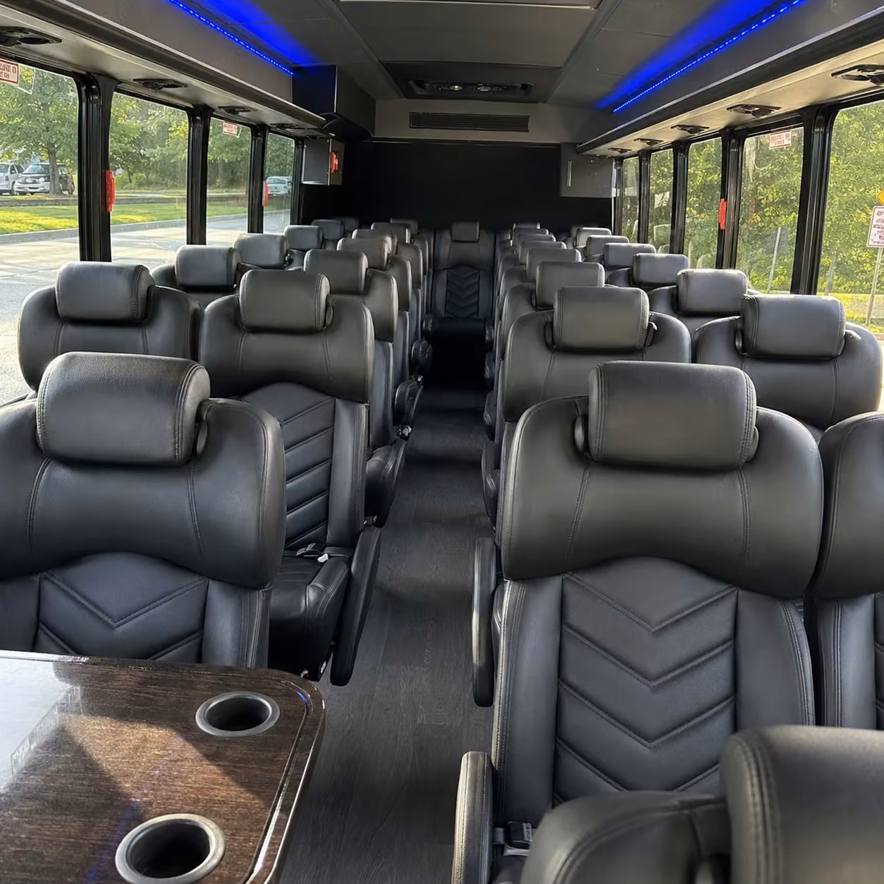 25 passenger minibus inside