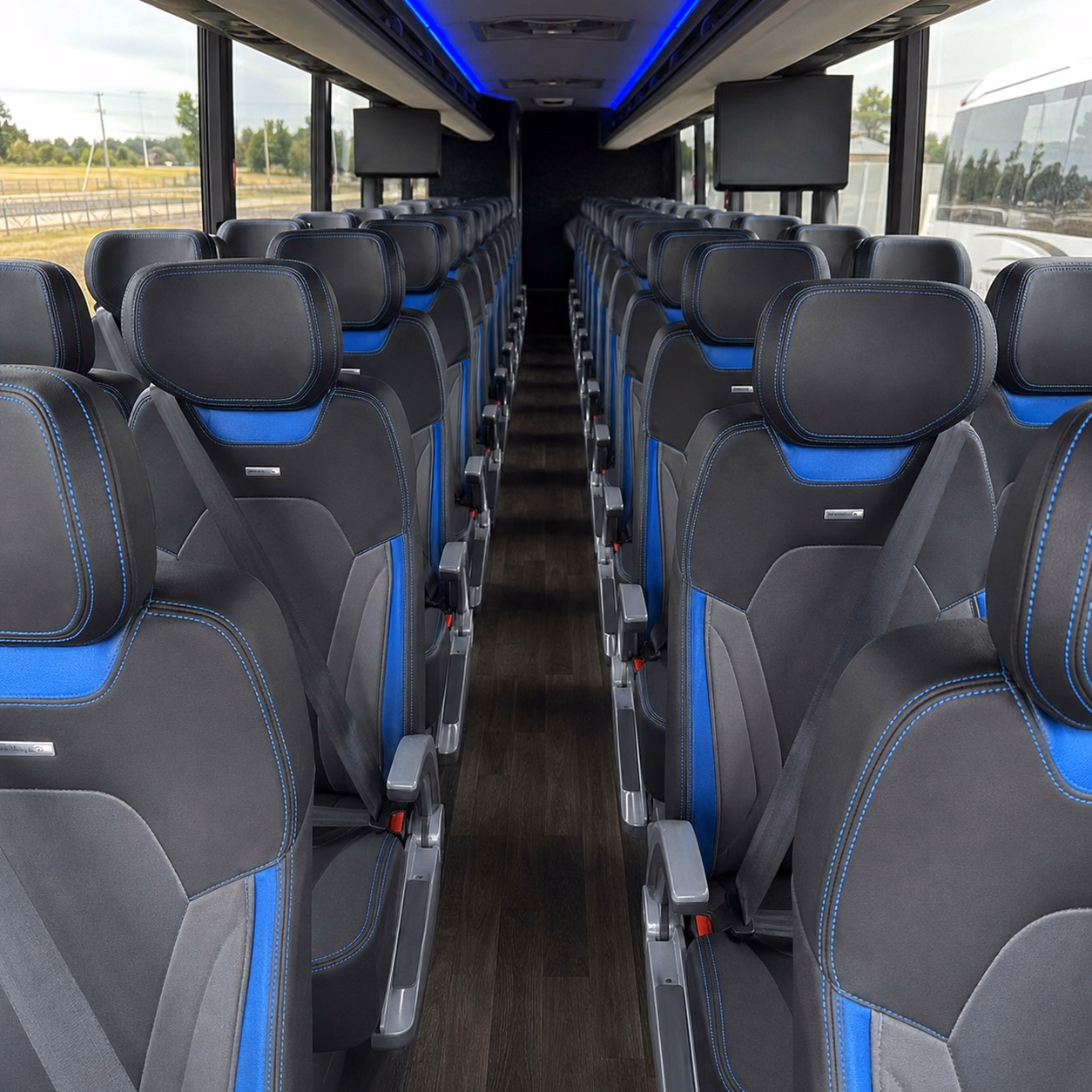 durham charter bus interior gallery