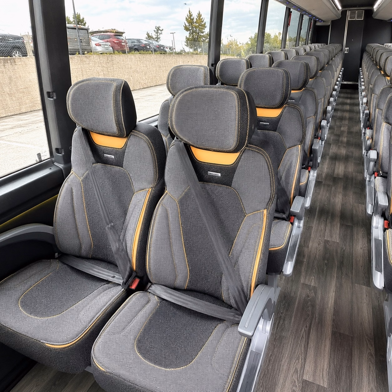 durham charter bus rental inside